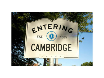 Entering Cambridge, MA