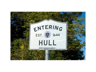 Entering Hull, MA